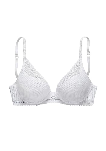 s.Oliver Damen VA-80-PB Push-Up-BH, Weiß, 85A von s.Oliver