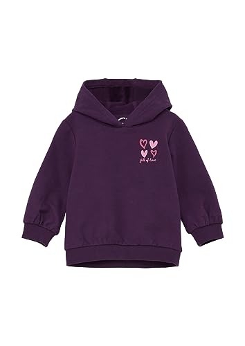 s.Oliver Mädchen 2134404 Sweatshirt mit Kapuze, Lilac , 74 von s.Oliver