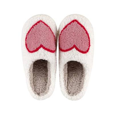 shownicer Hausschuhe für Weihnachten Damen Herren Lustige Plüsch Hausschuhe Winter Warme Flauschige Slippers B Weiß04 37/38 EU von shownicer