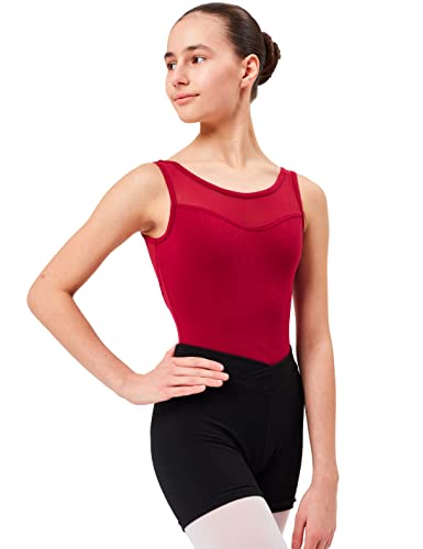 tanzmuster ® Balletthose Mädchen kurz - Abby - aus weichem Baumwollstoff Kurze Hose fürs Kinder Ballett in schwarz, Größe:164/170 von tanzmuster