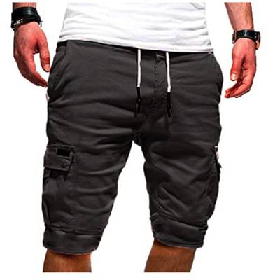 tsaChick Boxershorts Herren 12Er Pa Modische Herren Personalisiert Lässig Einfarbig Riemchen Mit Multi-Tasche Sport Shorts Surplus Shorts Herren Leder Shorts Herren Pyjama Shorts Herren Shorts von tsaChick