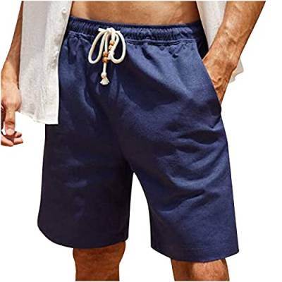 tsaChick Cargo Shorts Herren Unifarbene Herren Shorts Mit Kordelzug Aus Baumwolle Und Leinen Für Sport Und Freizeit Shorts Herren Shorts Herren Sommer Jeans Cargo Shorts Herren Stretch Cargo Shorts von tsaChick