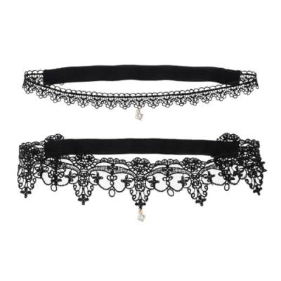 Elegantes Damen-Accessoire – klassischer, zierlicher Strass-Anhänger, Strumpfband, Mädchen, 2 Stück, elastisch, für Damen, Brautschmuck, Hochzeit, Einheitsgröße, Polyester, Ohne Edelstein von yeeplant