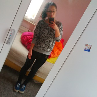 War mein heutiges schul-outfit:)