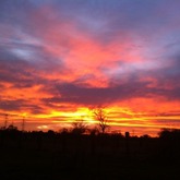 Winter-Sonnenuntergang <3