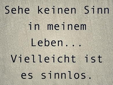 wem gehts manchmal ähnlich?
