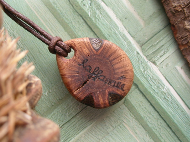 Banksia Zapfen Holzschmuck Anhänger Unikat Banksia Zapfen Holzschmuck Anhänger Unikat