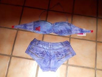 ...diesen Jeans Bikini :)