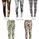 Wie findet ihr die Leggins rechts oben? Findet ihr die Leggins zu auffällig für die Schule?