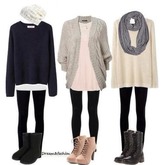 ich liebe solche outfits! gemütlich bequem und elegant!;*