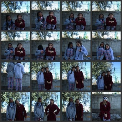 Das bin ich vor 2 Jahren :D (die dunkelhäutige).
Welche collage ist für ein Erinnerungsposter für meine Freundin besser»?