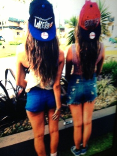 meine abf und ich ( hatte damals noch braune haare )