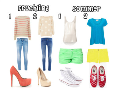 Welches Outfit findet ihr für den Frühling und welches für den Sommer besser ? Kommis bitte :)