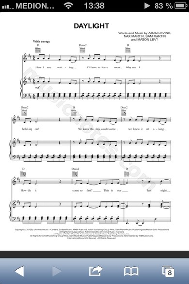 KOSTENLOSE Klaviernoten , wo bekomme ich welche ?