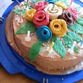 Das war meine Geburtstagstorte:) haben meine mutter und ich zsm gemacht :)
