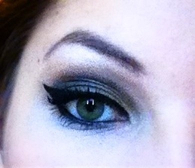 Silvester-make-up <3 extrem schlechtes Bild haha aber naja :)