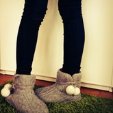 Wie findet ihr meine Booties für zuhause?