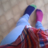 Wie findet ihr meine Kombination? (: 
Achtet nicht auf die 2 verschiedenen Socken :D <3