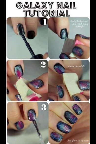 galaxy nail*~* galaxy nail*~*