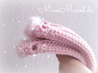 Ripp-Pulswärmer skandinavisch trendig puderrosa Ripp-Pulswärmer skandinavisch trendig puderrosa