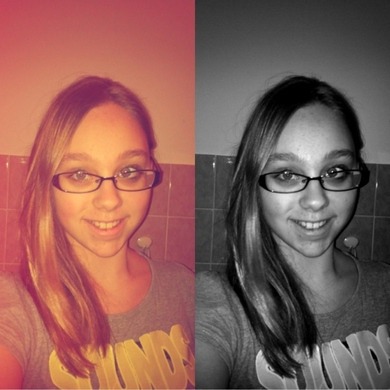 Bunt oder schwarz-weiß? Und ist das Bild überhaupt schön? Kommis bitte! ❤                           (kein Make-Up ;o )
