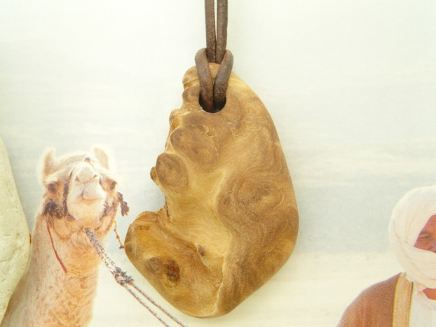 Goldfield Maser Holzschmuck Anhänger