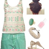 Meine Absolute Trendy Lieblingsfarbe! MINT!! <3 Love my Style!