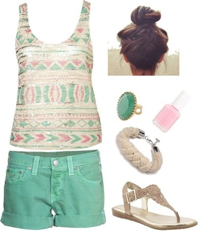 Meine Absolute Trendy Lieblingsfarbe! MINT!! <3 Love my Style!
