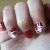 Meine Weihnachtsnägel <3 Frohes Fest :))