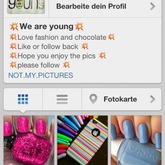 ich hab einen neuen Account auf instagram gemacht und wenns euch gefällt dann bitte bitte folgen hab noch nicht so viele follower :) wär echt lieb