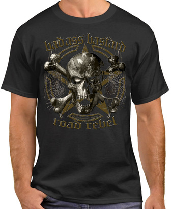 Shirtmatic Badass bastard - Motor & Rock street authentic Rebel Wear