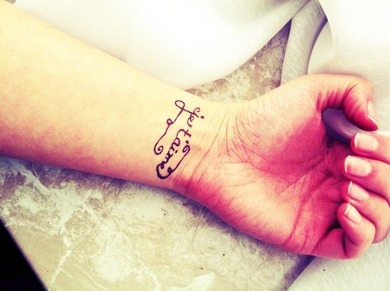 Handgelenk Tattoos *_*              Je t'aime