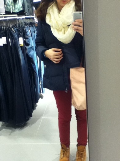 wie findet ihr mein ootd? ;) soll ih mir den schal kaufen?