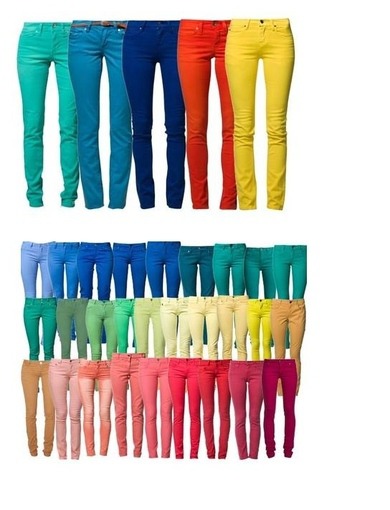 Bunte Hosen ;)