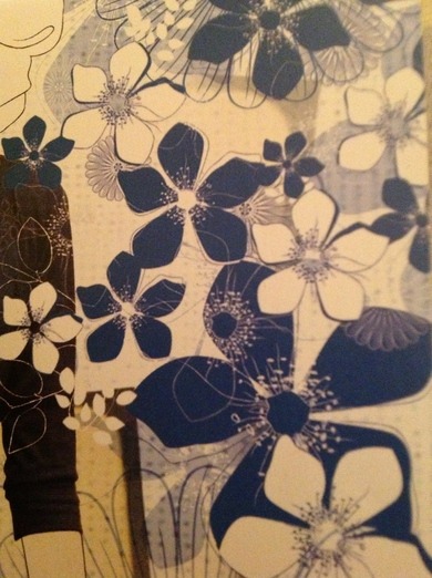 blumenprint auf halstüchern und Schuhen, cool?