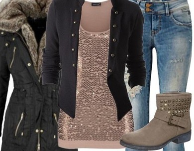Den Look hier find ich aber auch gut...Ich hab mir gestern auch ein Oberteil mit Pailletten gekauft*__*