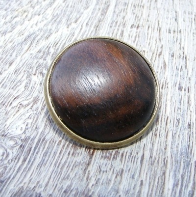 Holzbrosche Ziricote Holz Ø 20mm Holzbrosche Ziricote Holz Ø 20mm von Holzfelge