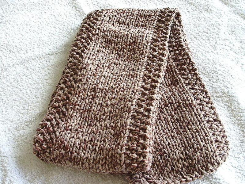 Schal★Strickschal★Schoko★aus Bändchengarn★handgestrickt★ von Hobbyhaus