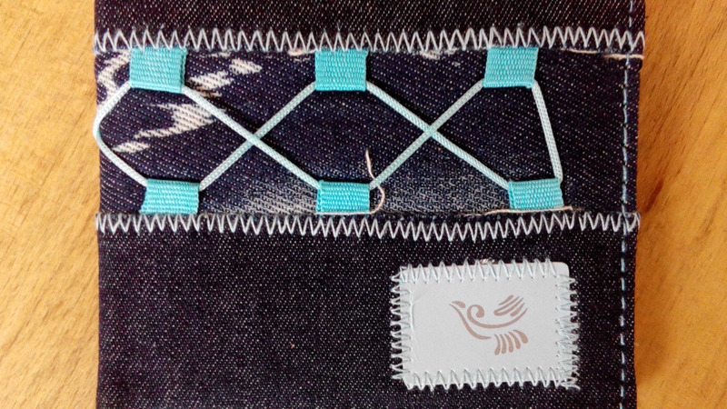 Geldbeutel im Jeanslook von dreimal6