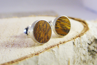 Holz Ohrstecker Silber 925 Denya Holz Ø 8mm Holz Ohrstecker Silber 925 Denya Holz Ø 8mm von Holzfelge
