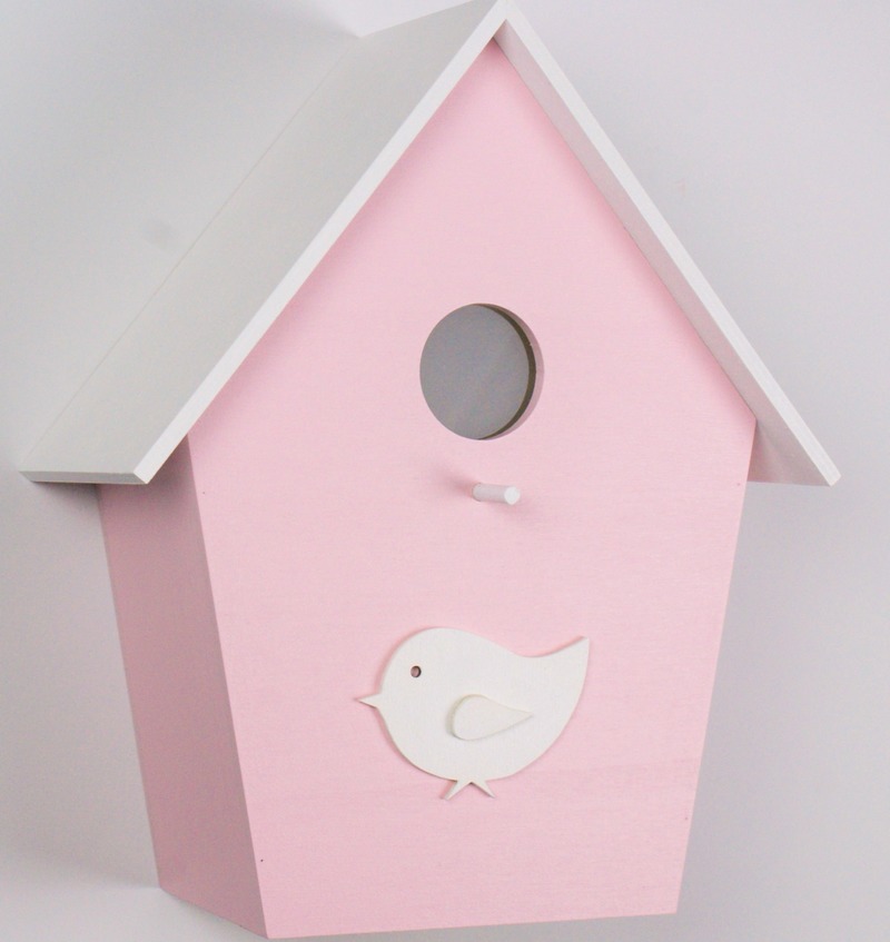 Vogelhauslampe rosa von Vogelhauslampen