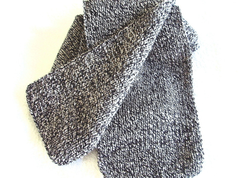 Herrenschal★Strickschal★in schwarz-grau★handgestrickt und extralang★ Herrenschal★Strickschal★in schwarz-grau★handgestrickt und extralang★ von Hobbyhaus