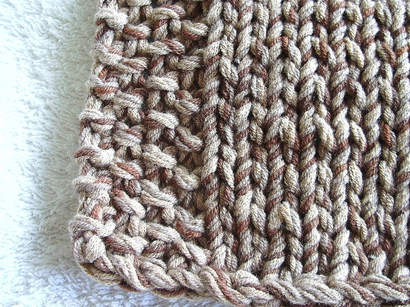 Schal★Strickschal★Schoko★aus Bändchengarn★handgestrickt★ von Hobbyhaus