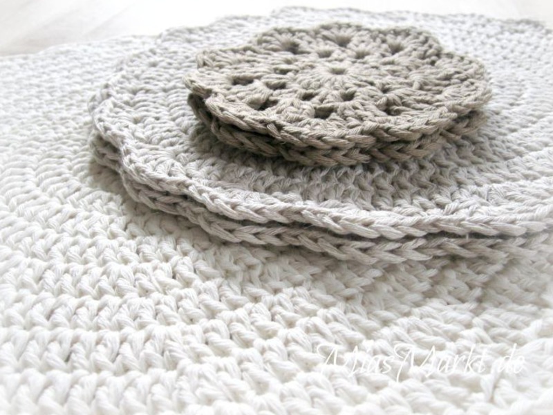 Serie *Wohn-dich-schön* Tischset beige von Mias Markt