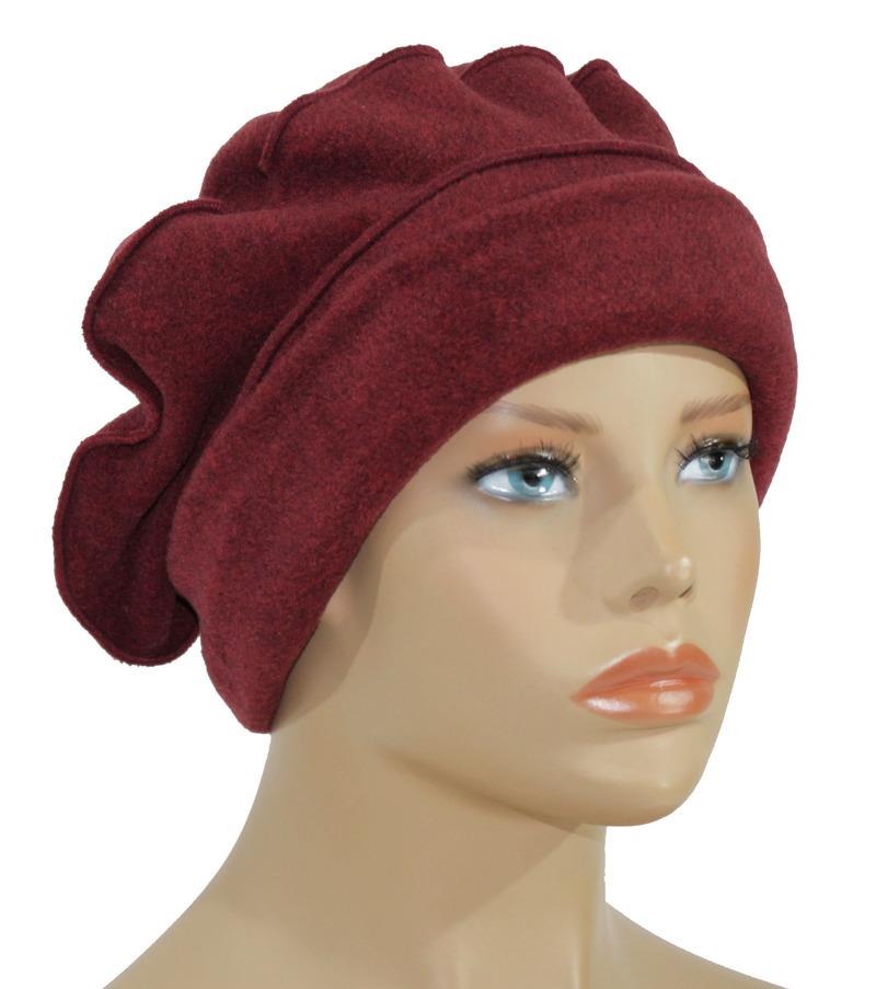 Damen Ballonmütze Fleecemütze Boho Mütze von klennes