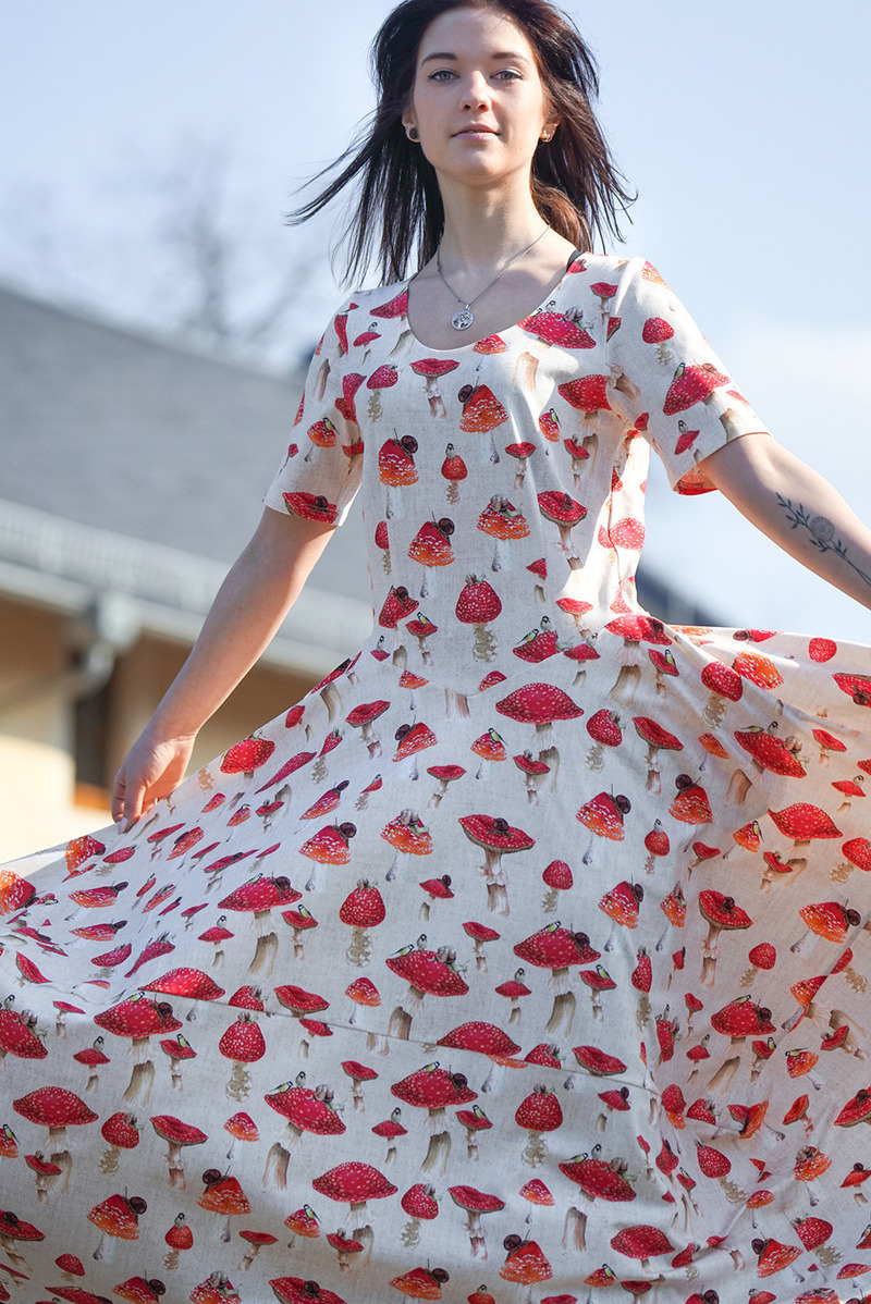 Ballonkleid Maxikleid Jerseykleid Designerkleid Handmade Ballonkleid Maxikleid Jerseykleid Designerkleid Handmade von klennes