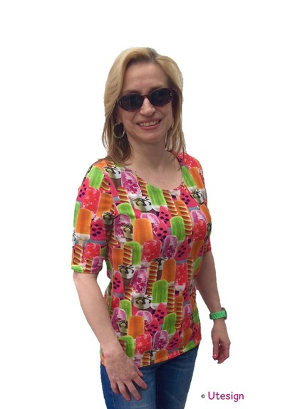 Shirt, bunt, Eis Shirt, bunt, Eis von UL-GlamCity