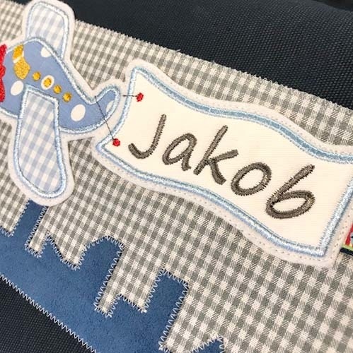 Kindergartentasche Flieger Flugzeug Kindergartentasche Flieger Flugzeug von Luettenmaat