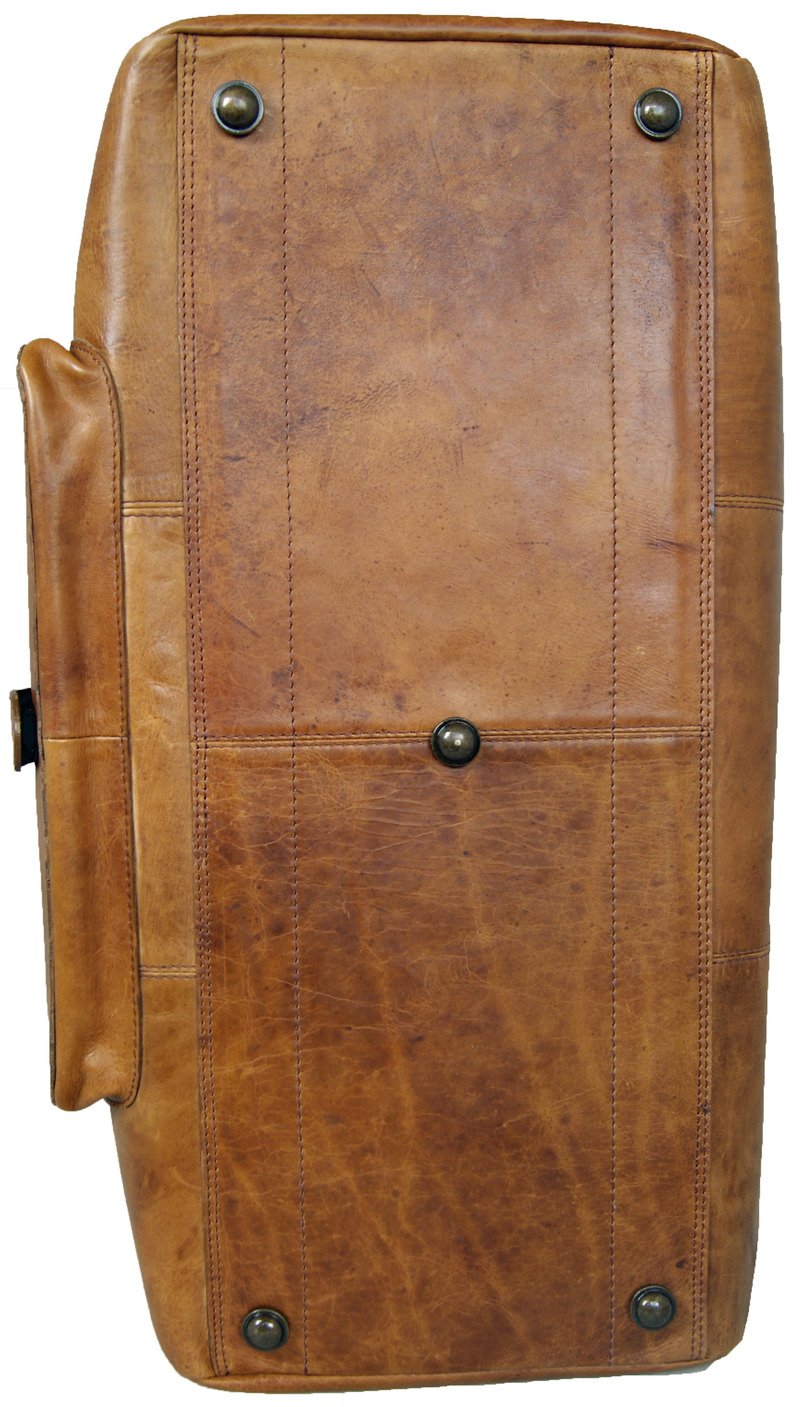 Reisetasche NAPOLEON aus braunem Rodeo-Leder - inkl. Lederpflege Reisetasche NAPOLEON aus braunem Rodeo-Leder - inkl. Lederpflege von Ledertaschenshop24