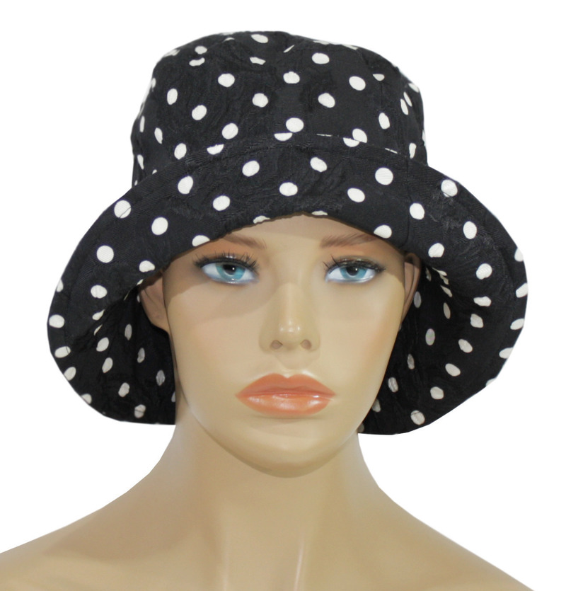 Damen Hut Bucket Hat Eimerhut Hut 20er Jahre Style Tupfen Damen Hut Bucket Hat Eimerhut Hut 20er Jahre Style Tupfen von klennes